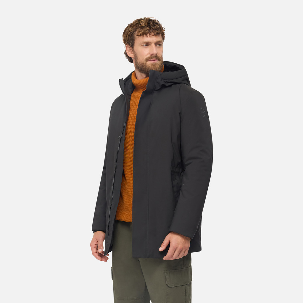 Trench coat SPHERICA MAN Black - image number 0 | GEOX