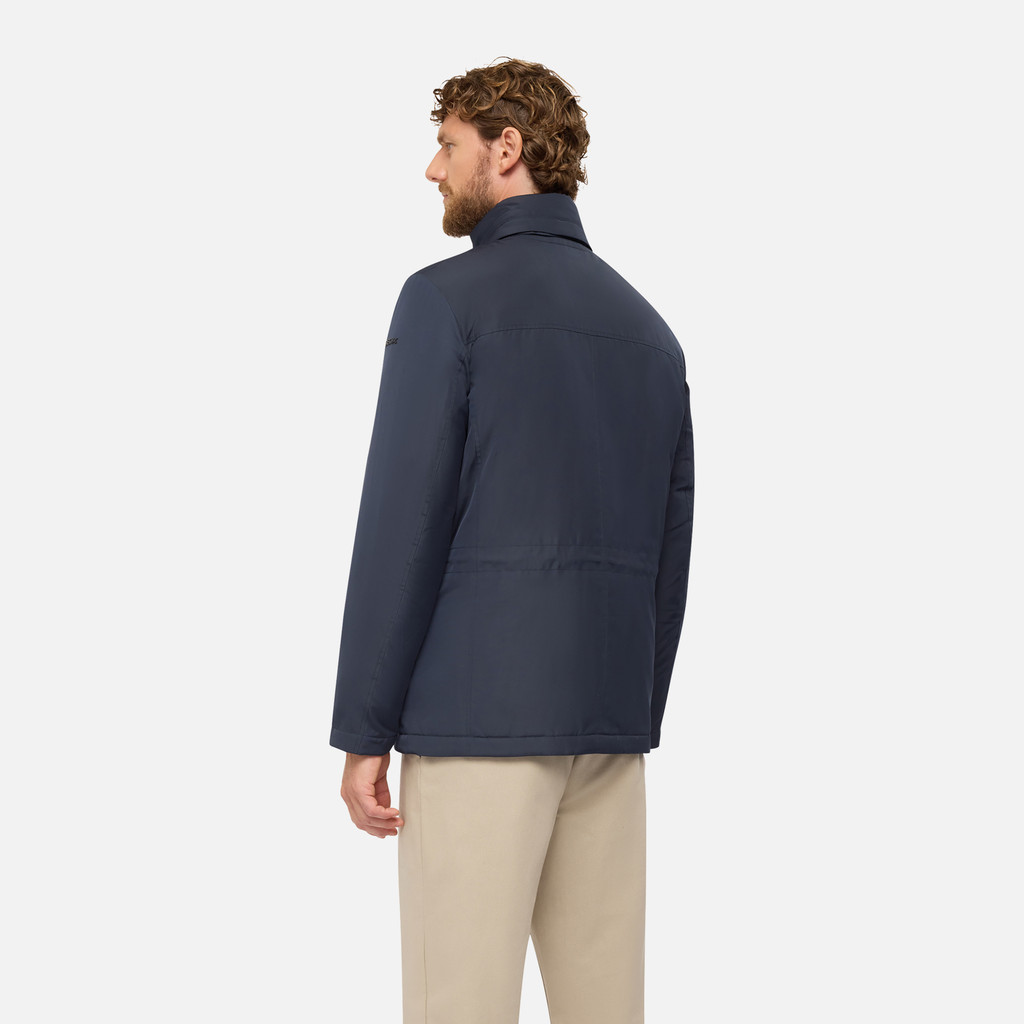 Chaqueta acolchada RENNY HOMBRE Azul medianoche - image number 5 | GEOX