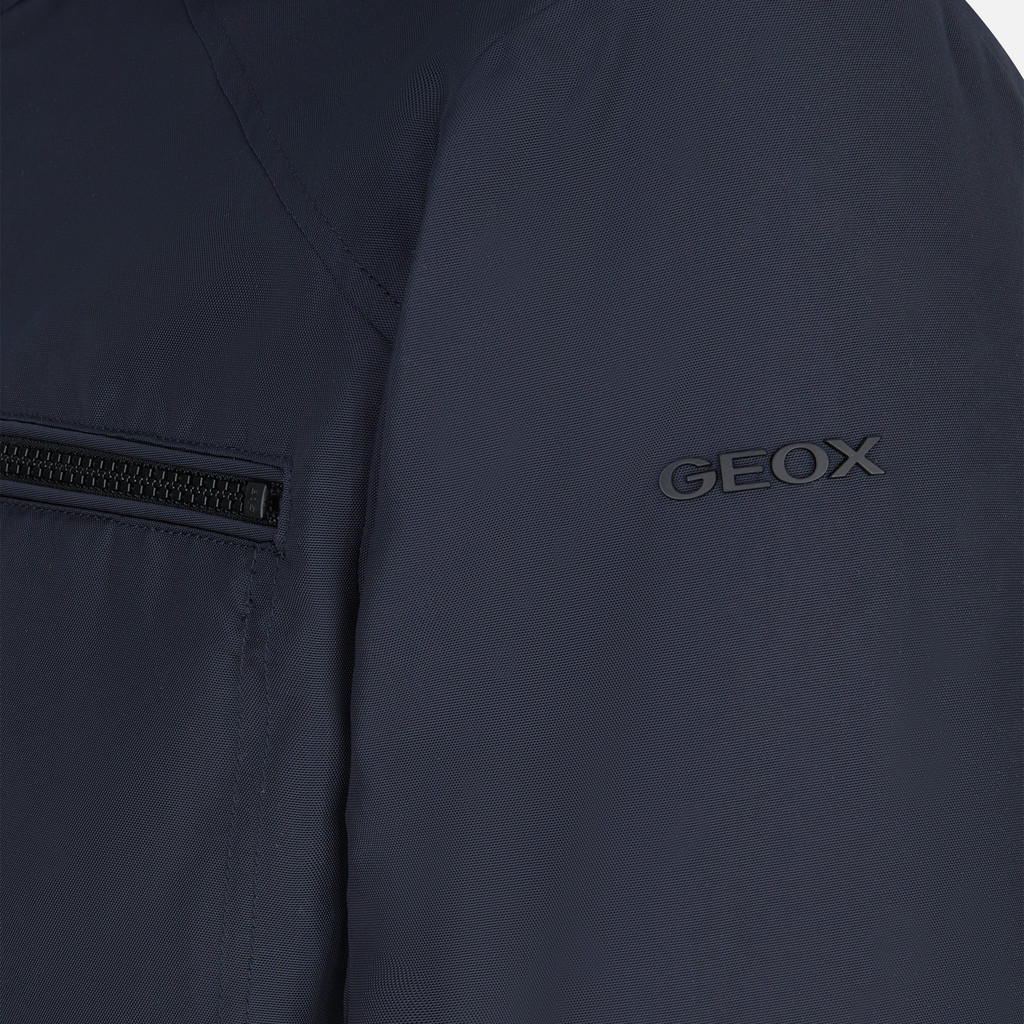 Chaqueta acolchada RENNY HOMBRE Azul medianoche - image number 7 | GEOX