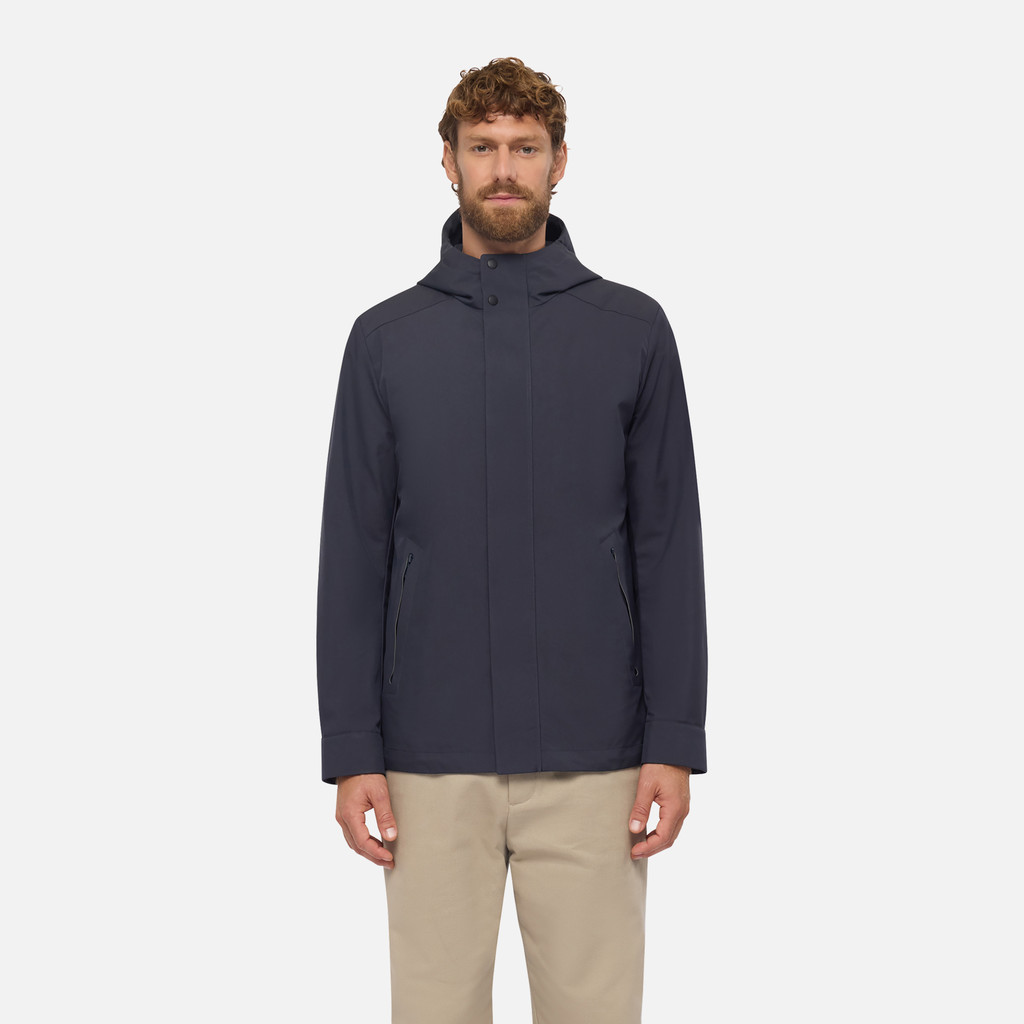 Trenchcoats ANYWECO   HERR Nachtblau - image number 1 | GEOX