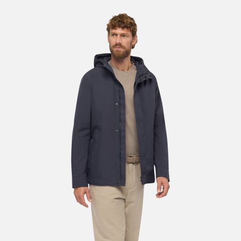 Trenchcoats ANYWECO   HERR Nachtblau - image number 3 | GEOX