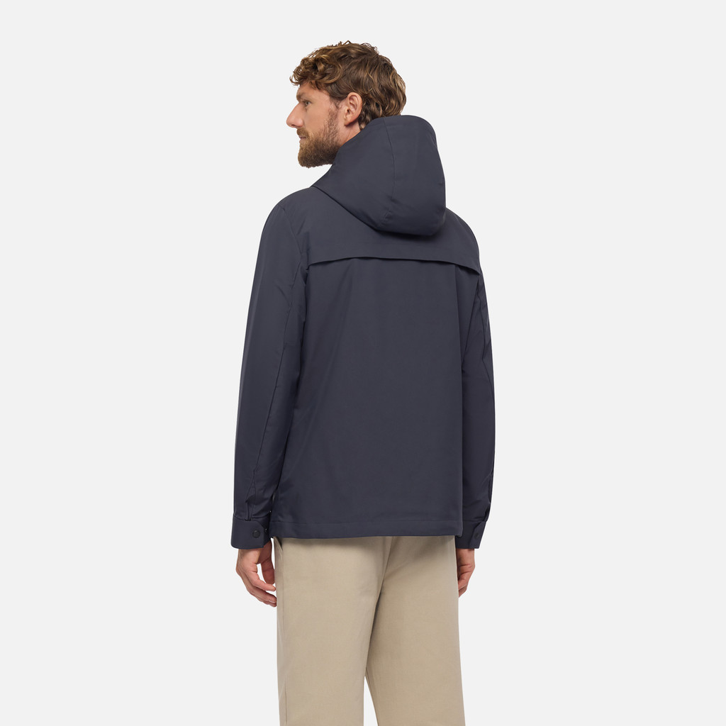 Trenchcoats ANYWECO   HERR Nachtblau - image number 5 | GEOX