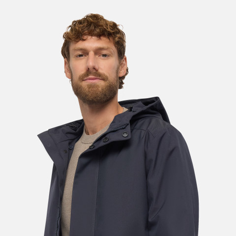 Trenchcoats ANYWECO   HERR Nachtblau - image number 8 | GEOX