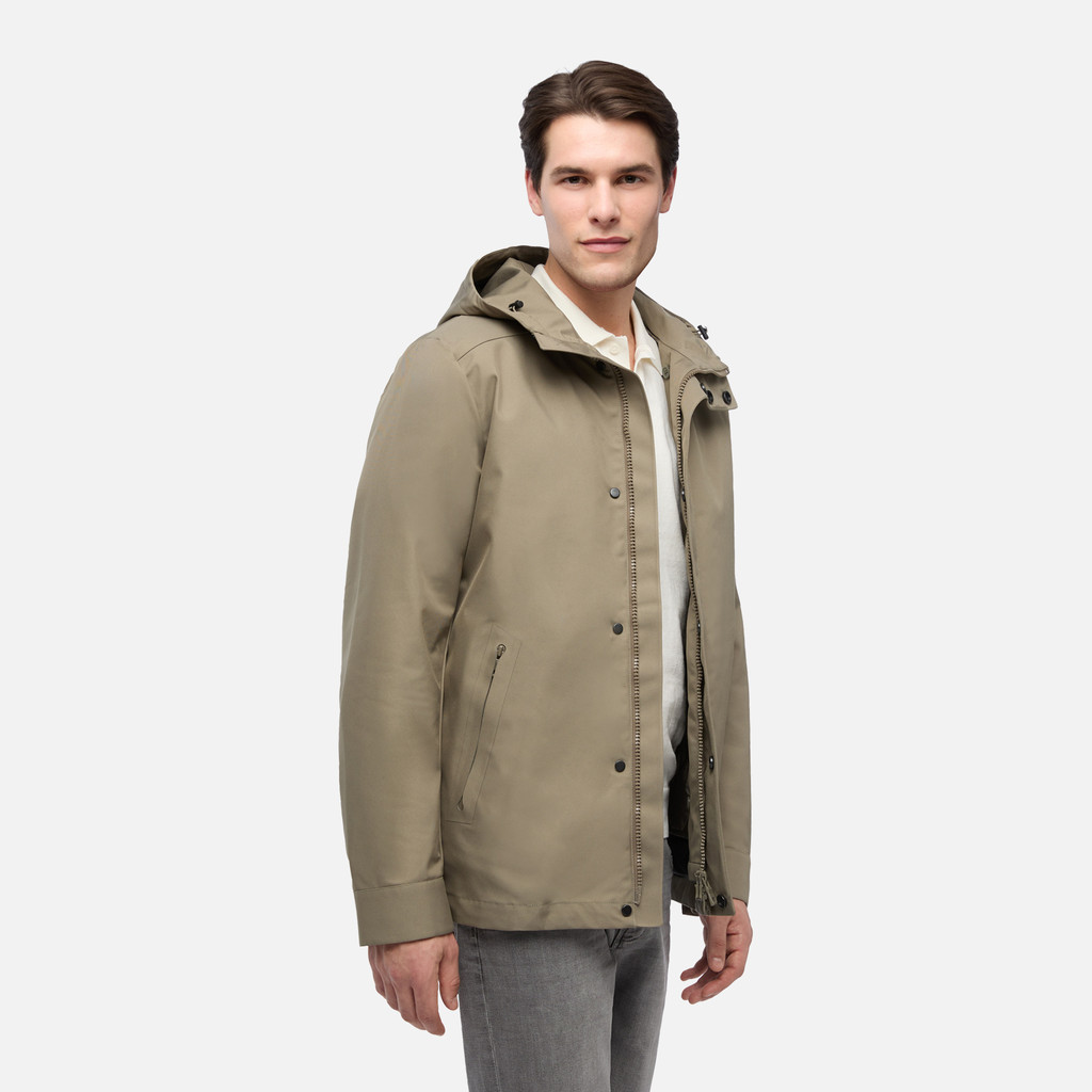 Gabardine ANYWECO HOMEM Verde lama - image number 3 | GEOX