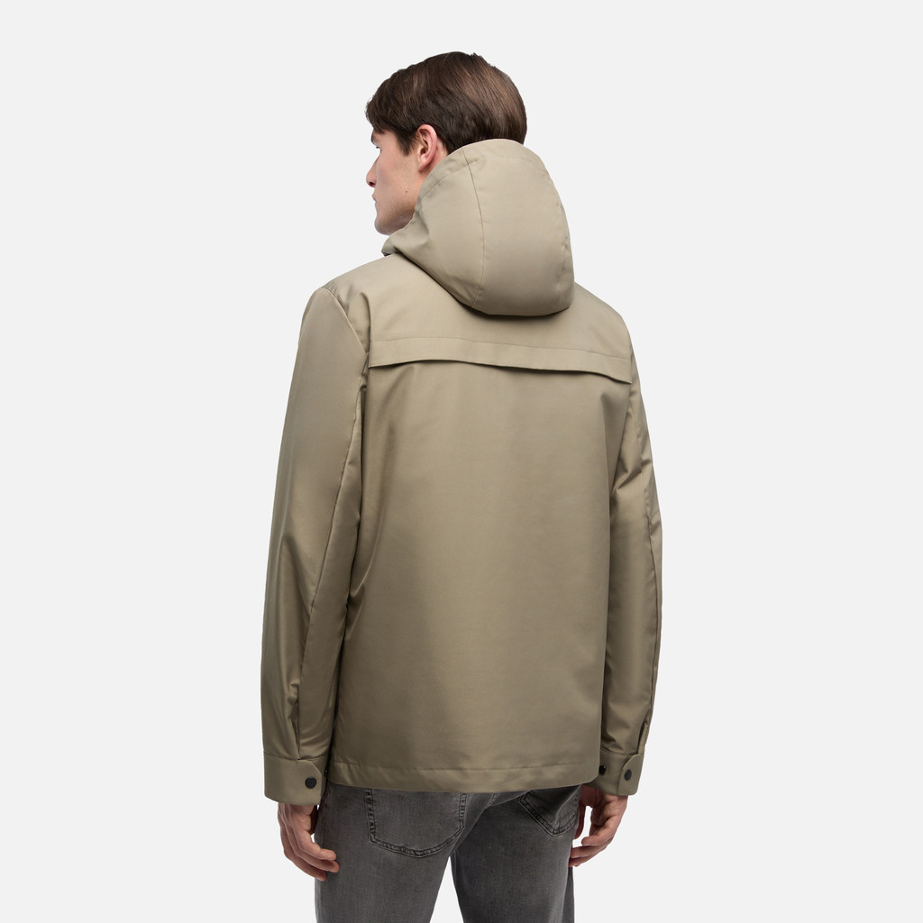 Gabardine ANYWECO HOMEM Verde lama - image number 5 | GEOX