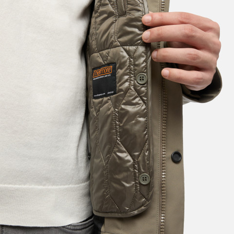 Gabardine ANYWECO HOMEM Verde lama - image number 8 | GEOX