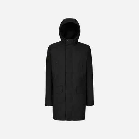 Trench coat ANYWECO MAN Black - image number 0 | GEOX
