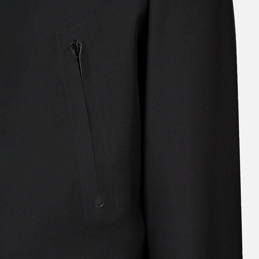 Trench coat ANYWECO MAN Black - image number 7 | GEOX