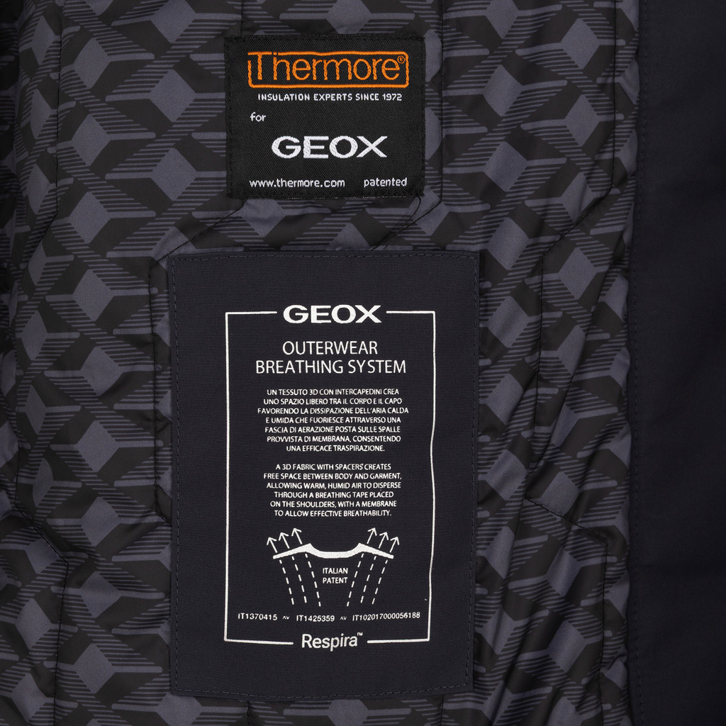 Waterproof jacket DORAY ABX MAN Sky captain - image number 10 | GEOX