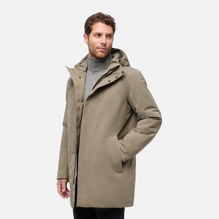 Veste imperméable DORAY ABX HOMME Brun vert | GEOX