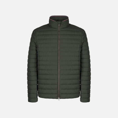 Short down jacket WARRENS MAN Light scarab - image number 0 | GEOX