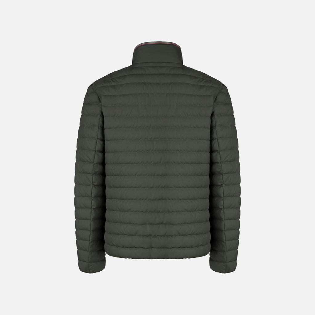 Short down jacket WARRENS MAN Light scarab - image number 2 | GEOX