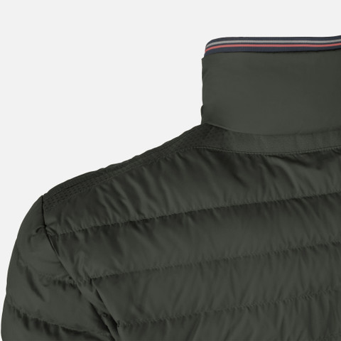 Short down jacket WARRENS MAN Light scarab - image number 3 | GEOX