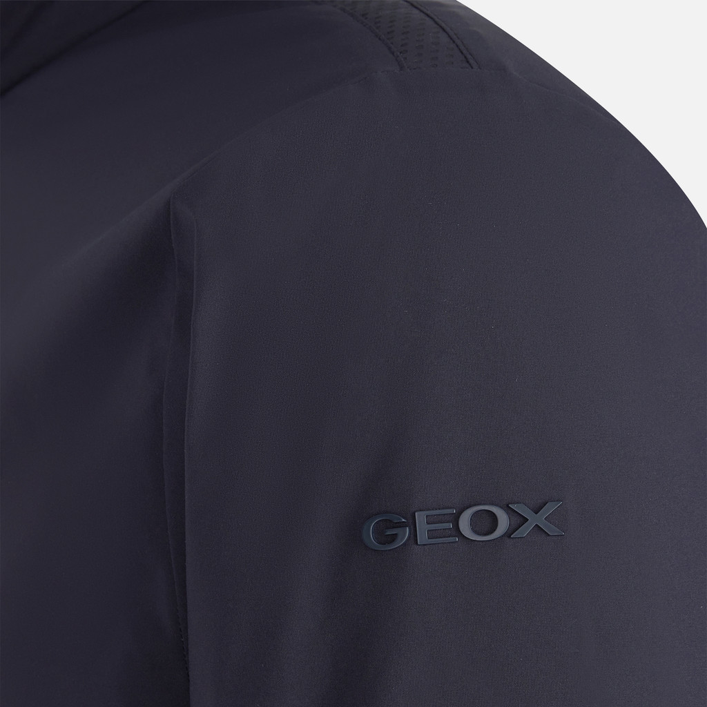 Short down jacket AURELIO MAN Sky captain - image number 7 | GEOX