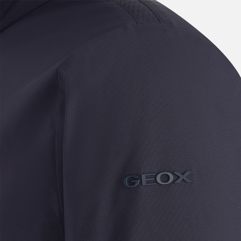 Short down jacket AURELIO MAN Sky captain - image number 7 | GEOX