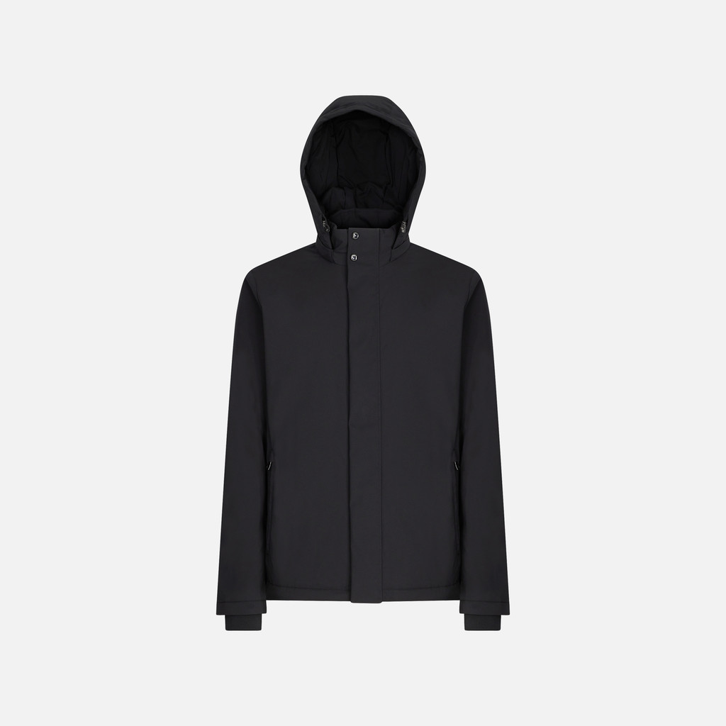 Short down jacket AURELIO MAN Black - image number 4 | GEOX