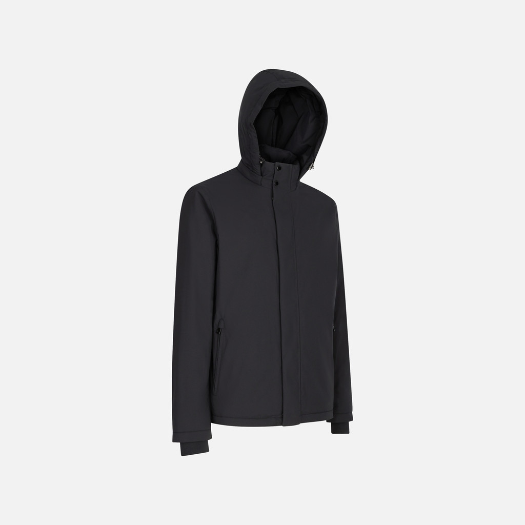 Short down jacket AURELIO MAN Black - image number 5 | GEOX