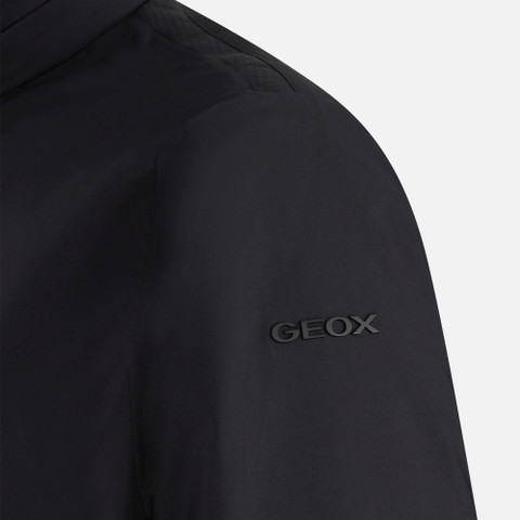 Short down jacket AURELIO MAN Black - image number 8 | GEOX