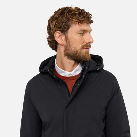 Short down jacket AURELIO MAN Black - image number 3 | GEOX