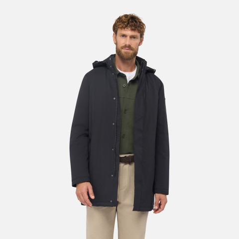 Doudoune longue AURELIO HOMME Noir | GEOX