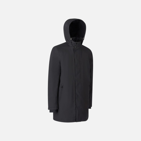 Doudoune longue AURELIO HOMME Noir - image number 7 | GEOX