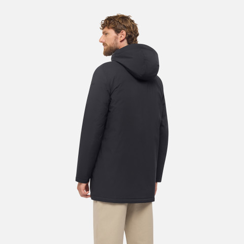 Doudoune longue AURELIO HOMME Noir - image number 2 | GEOX