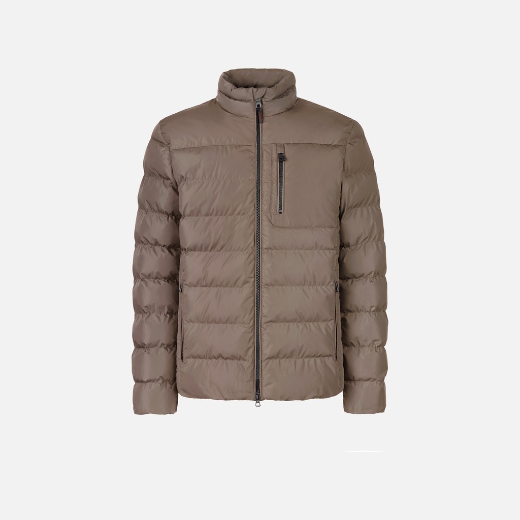 Steppjacke SNAKE 2.0 HERR Dunkelbraun - image number 4 | GEOX