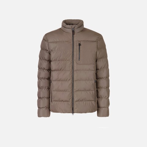 Steppjacke SNAKE 2.0 HERR Dunkelbraun - image number 4 | GEOX