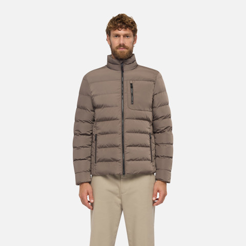 Steppjacke SNAKE 2.0 HERR Dunkelbraun - image number 1 | GEOX