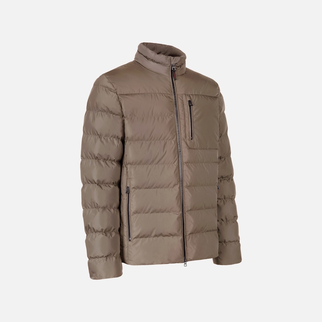 Steppjacke SNAKE 2.0 HERR Dunkelbraun - image number 5 | GEOX