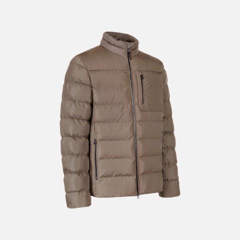 Steppjacke SNAKE 2.0 HERR Dunkelbraun - image number 5 | GEOX