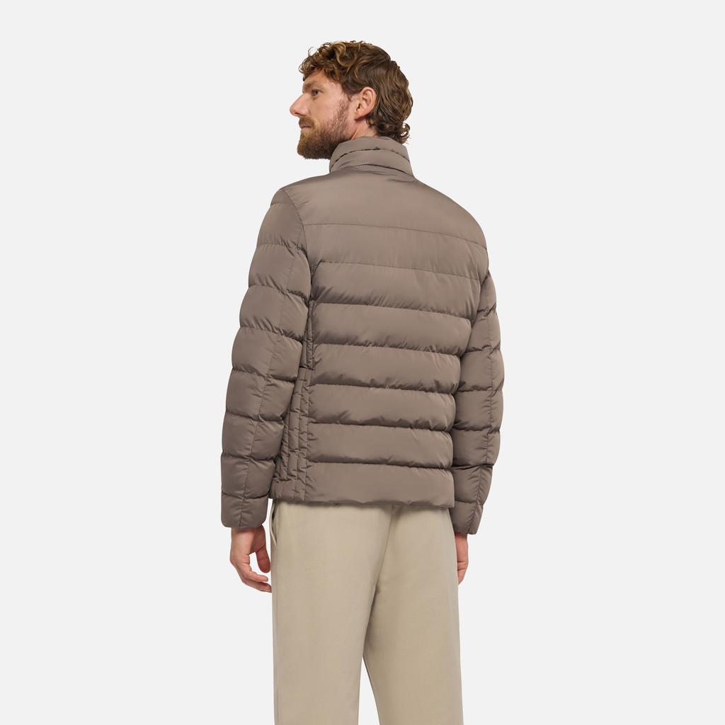 Steppjacke SNAKE 2.0 HERR Dunkelbraun - image number 2 | GEOX