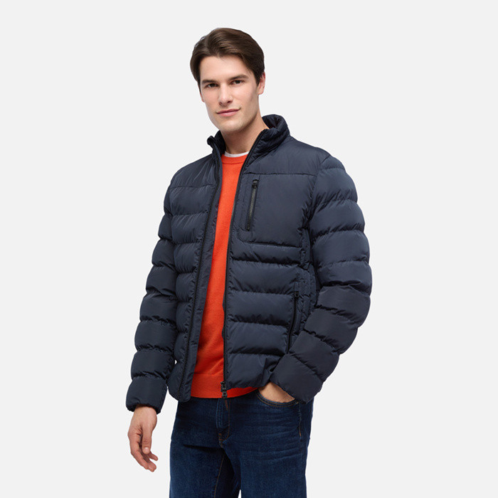 Synthetic down jacket SNAKE 2.0 MAN Sky captain | GEOX
