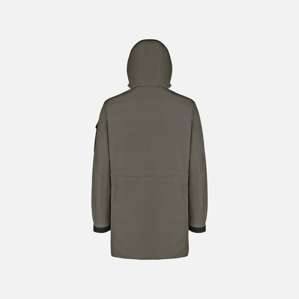 Langer Parka VELLETRI HERR Dunkelbraun - image number 4 | GEOX