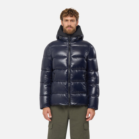 Quilted parka SPHERICA MAN Sky captain - image number 1 | GEOX