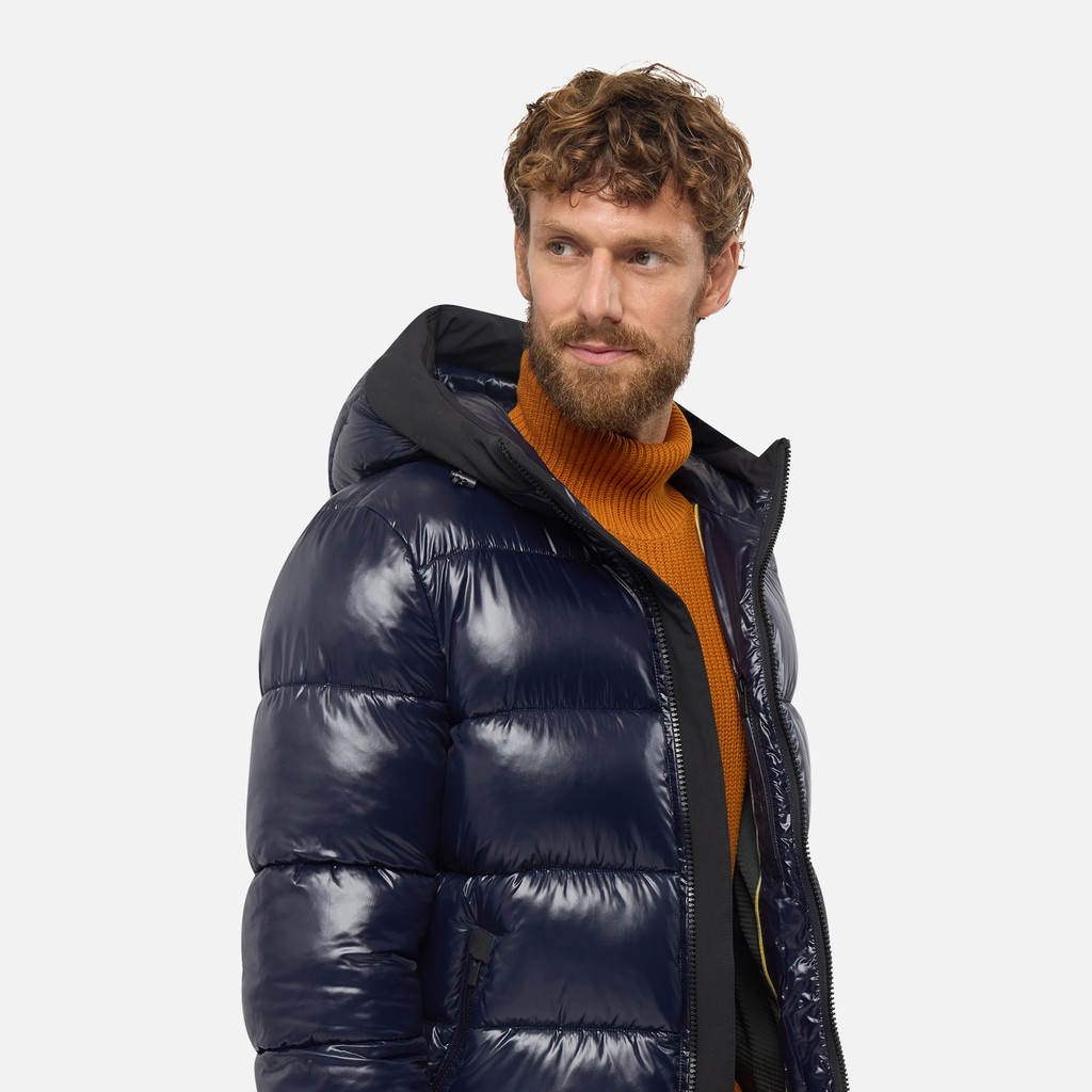 Parka matelassée SPHERICA HOMME Bleu nuit - image number 3 | GEOX
