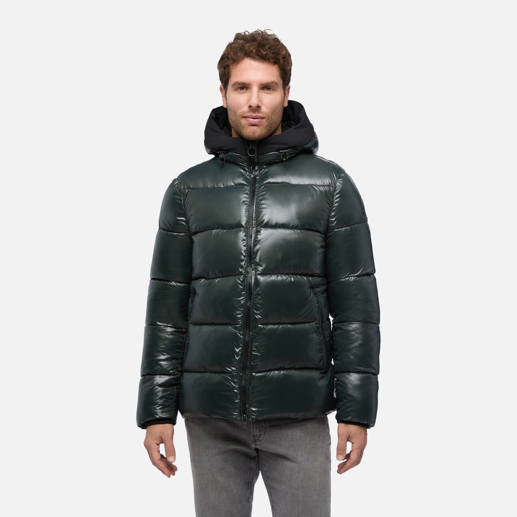 Quilted parka SPHERICA MAN Light scarab - image number 1 | GEOX