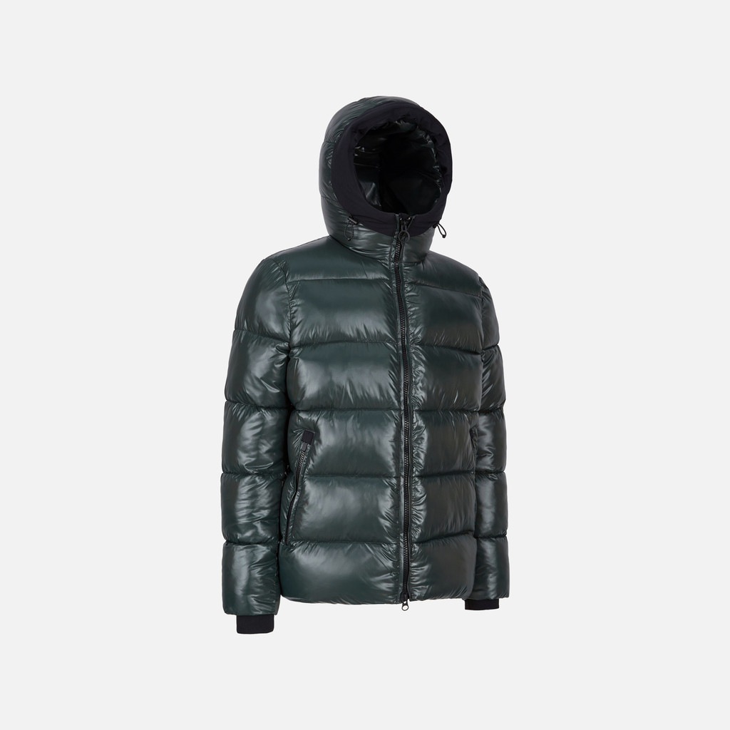 Quilted parka SPHERICA MAN Light scarab - image number 5 | GEOX