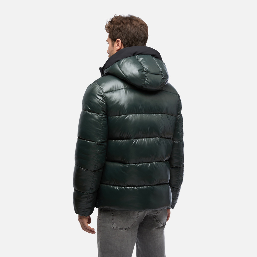 Quilted parka SPHERICA MAN Light scarab - image number 2 | GEOX
