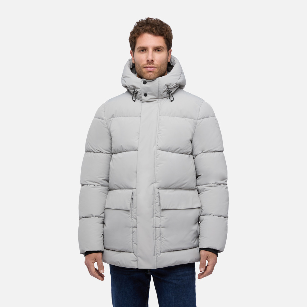 Veste matelass&eacute;e SPHERICA HOMME Gris clair - image number 1 | GEOX