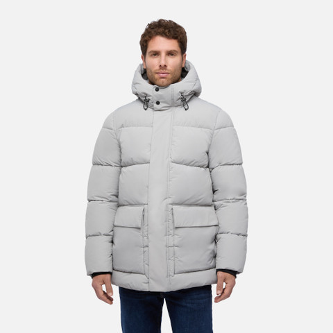 Veste matelass&eacute;e SPHERICA HOMME Gris clair - image number 1 | GEOX