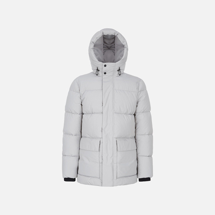 Veste matelass&eacute;e SPHERICA HOMME Gris clair | GEOX