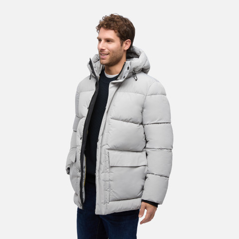 Veste matelass&eacute;e SPHERICA HOMME Gris clair | GEOX