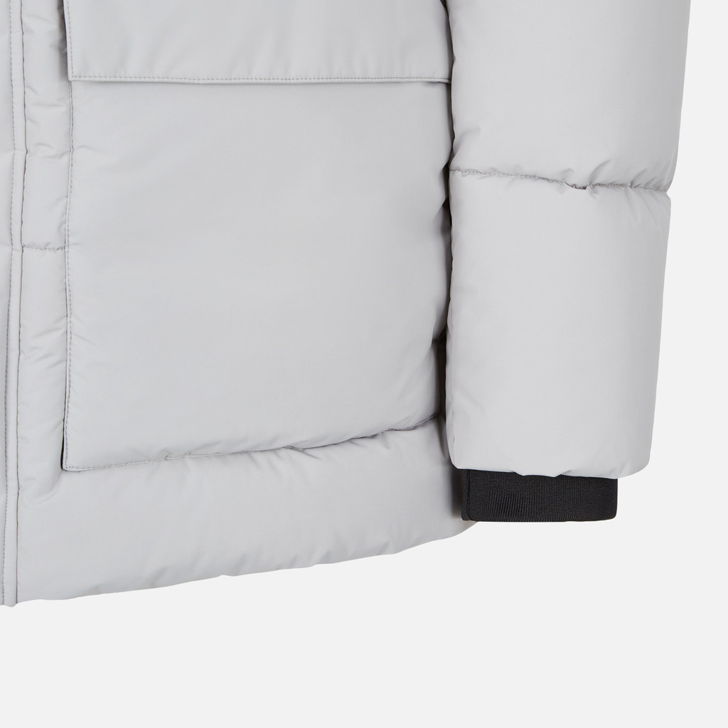 Veste matelass&eacute;e SPHERICA HOMME Gris clair - image number 8 | GEOX