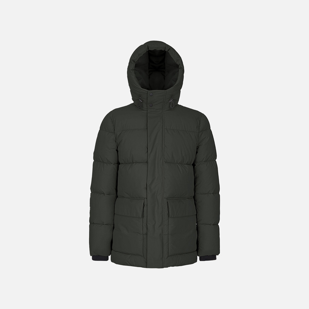 Quilted parka SPHERICA MAN Light scarab - image number 0 | GEOX