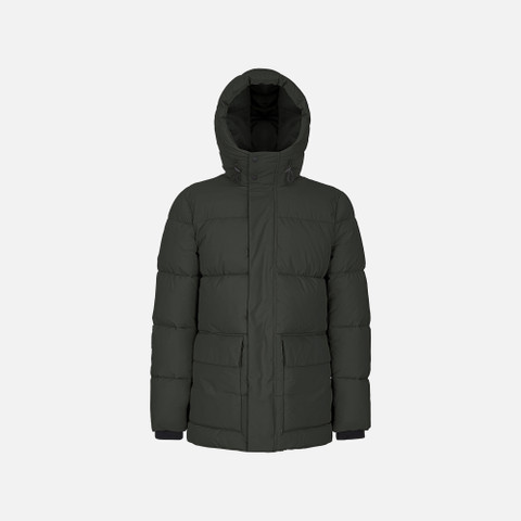 Quilted parka SPHERICA MAN Light scarab - image number 0 | GEOX