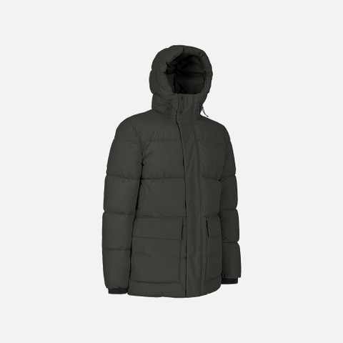Quilted parka SPHERICA MAN Light scarab - image number 1 | GEOX