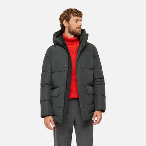 Quilted parka SPHERICA MAN Light scarab | GEOX
