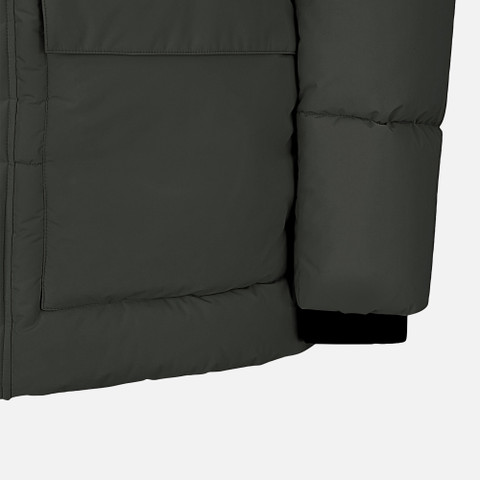 Quilted parka SPHERICA MAN Light scarab - image number 4 | GEOX