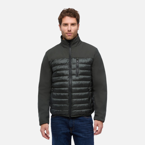 Quilted jacket SPHERICA MAN Light scarab/Light scarab - image number 1 | GEOX